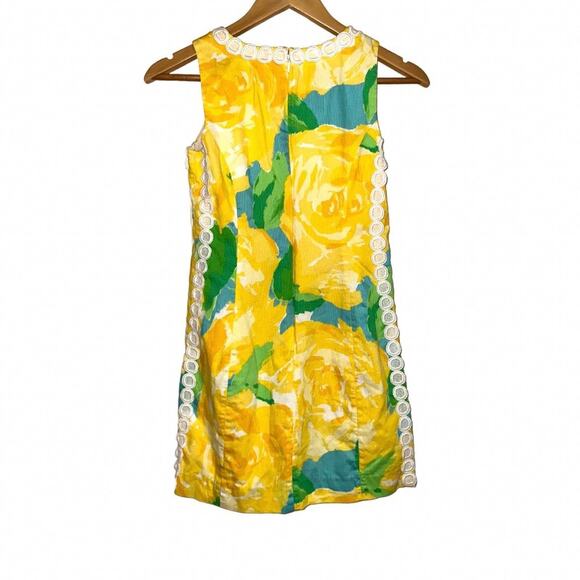 Lilly Pulitzer Mila Shift Dress First Impressions Sunglow Yellow - Picture 3 of 8